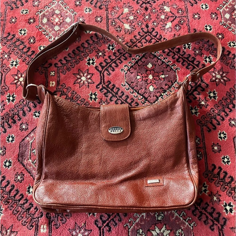 Vintage Calvino Duffy shoulder Bag | faux leather